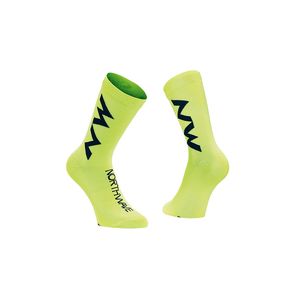 Northwave Extreme Air Mid Fietssokken Fluo Geel Zwart Koop Je Bij