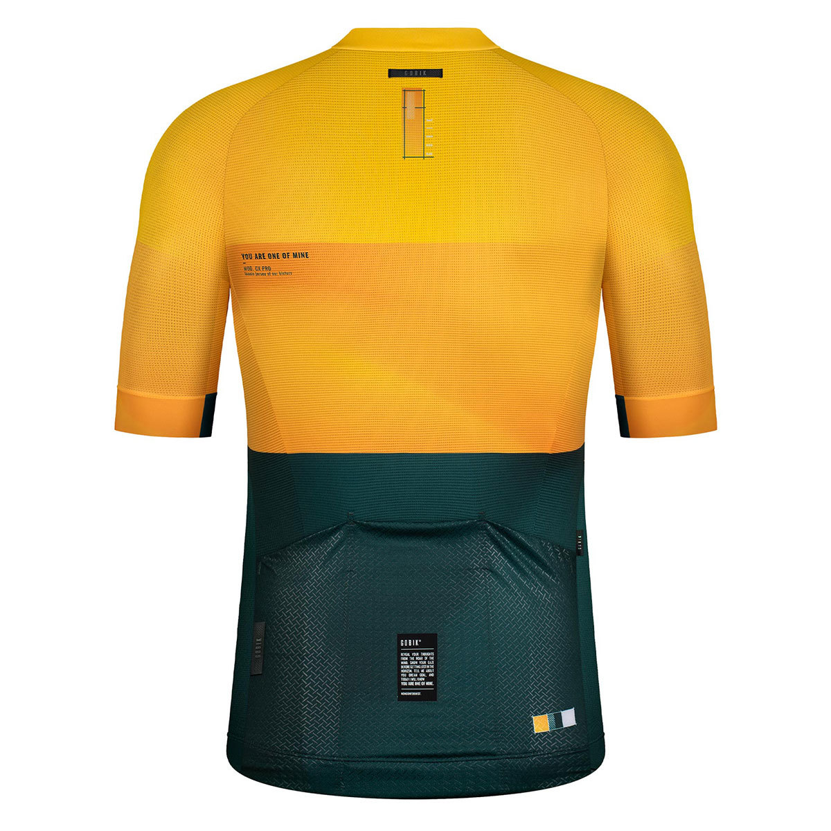 Gobik Cx Pro Fietsshirt Korte Mouwen Geel Groen