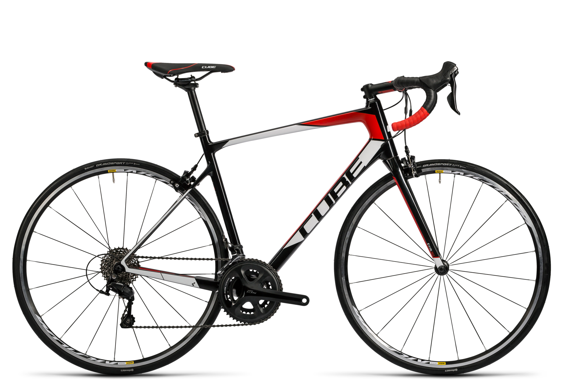 Cube Attain GTC Carbon´n´red Racefiets