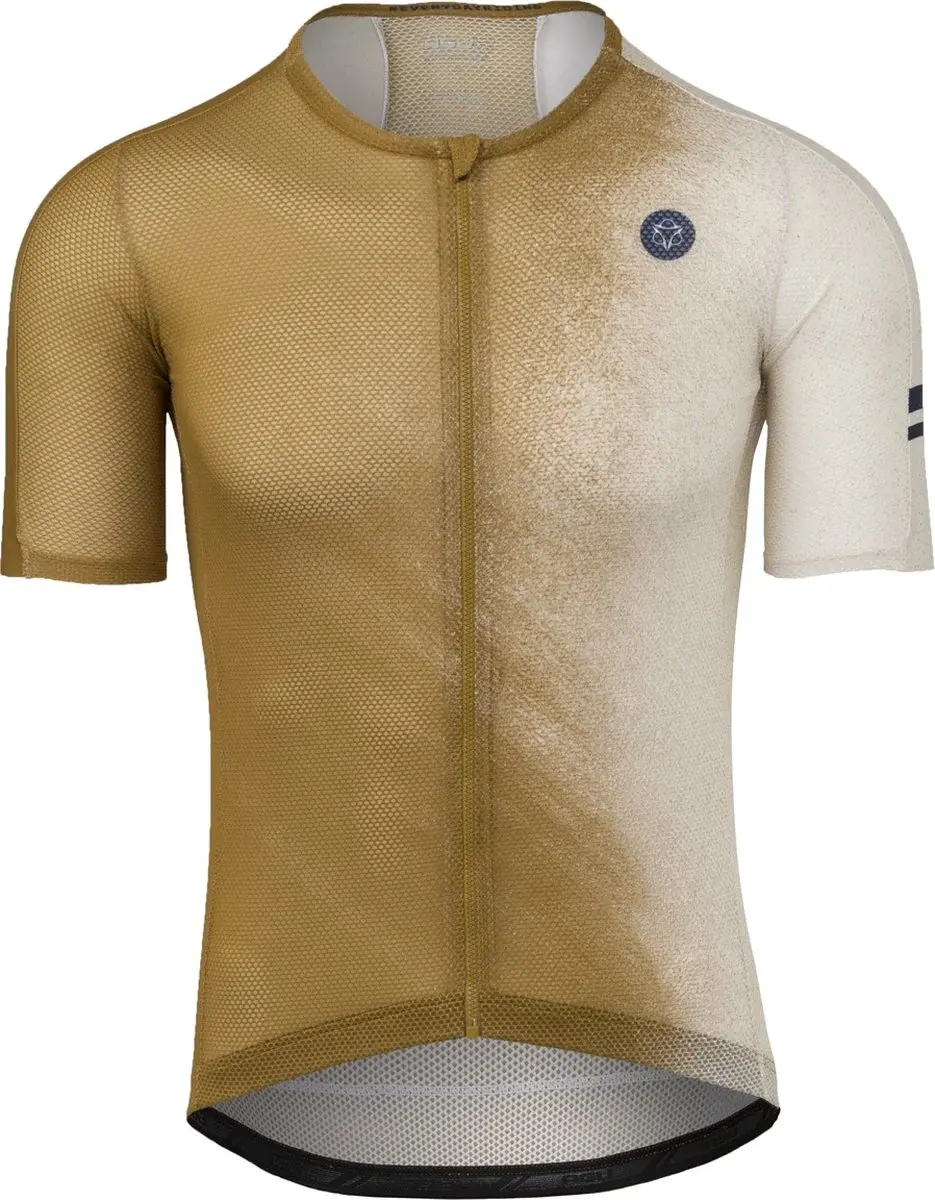 AGU High Summer IV Fietsshirt Korte Mouwen Bruin/Beige Heren