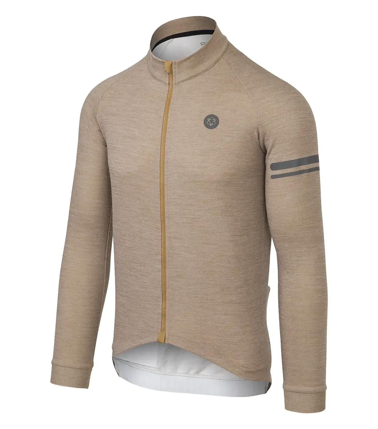 AGU Performance Merino Fietsshirt Lange Mouwen Bruin Heren