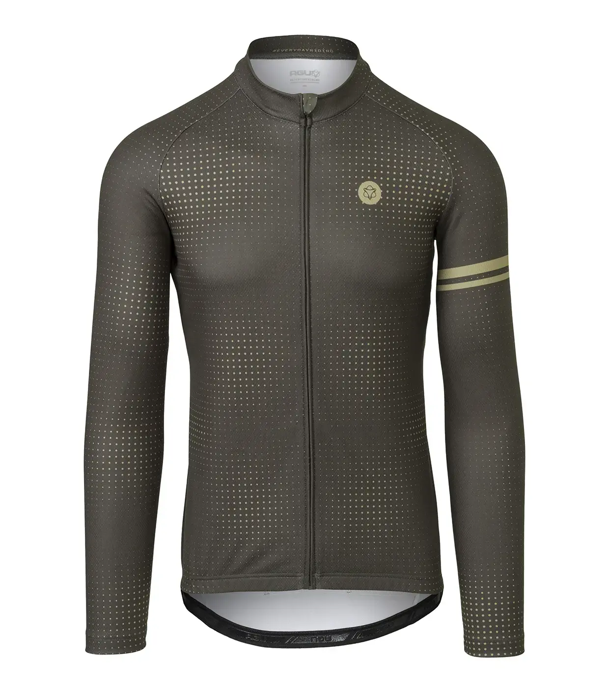 AGU Pixel Essential Fietsshirt Lange Mouwen Groen Heren