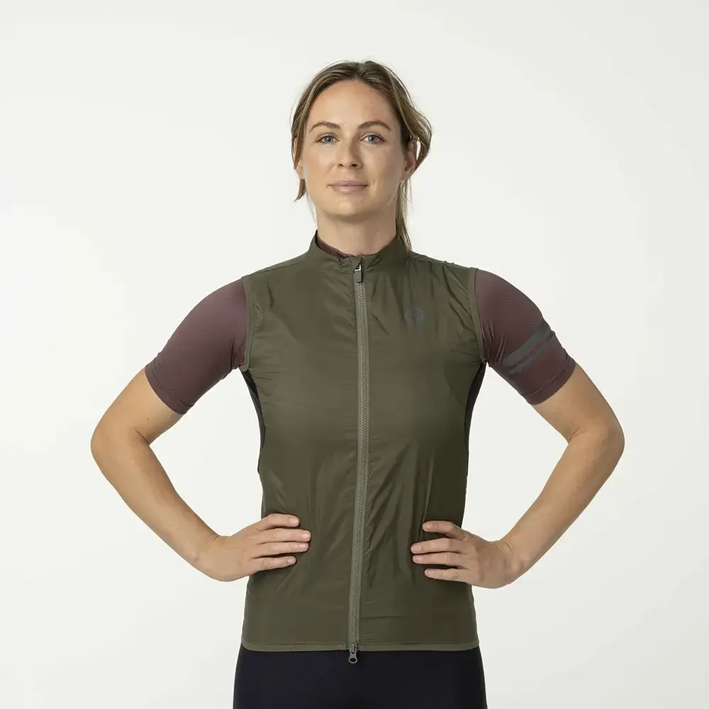 AGU Essential Wind Body II Windvest Groen Dames