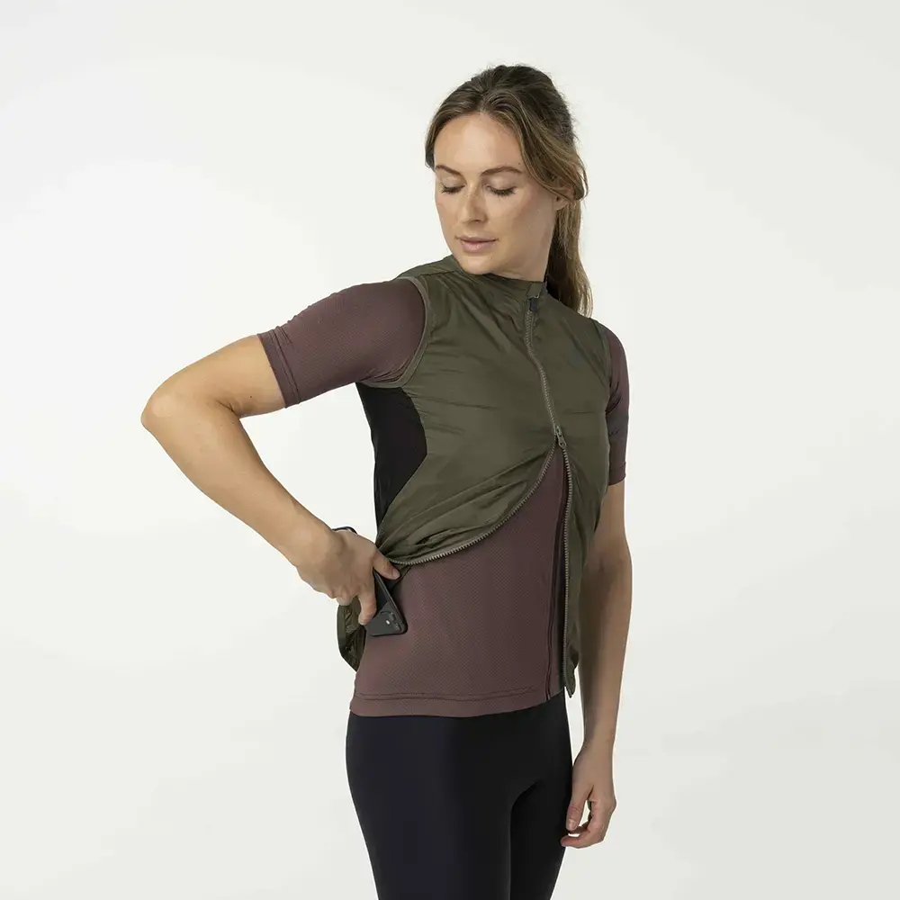 AGU Essential Wind Body II Windvest Groen Dames