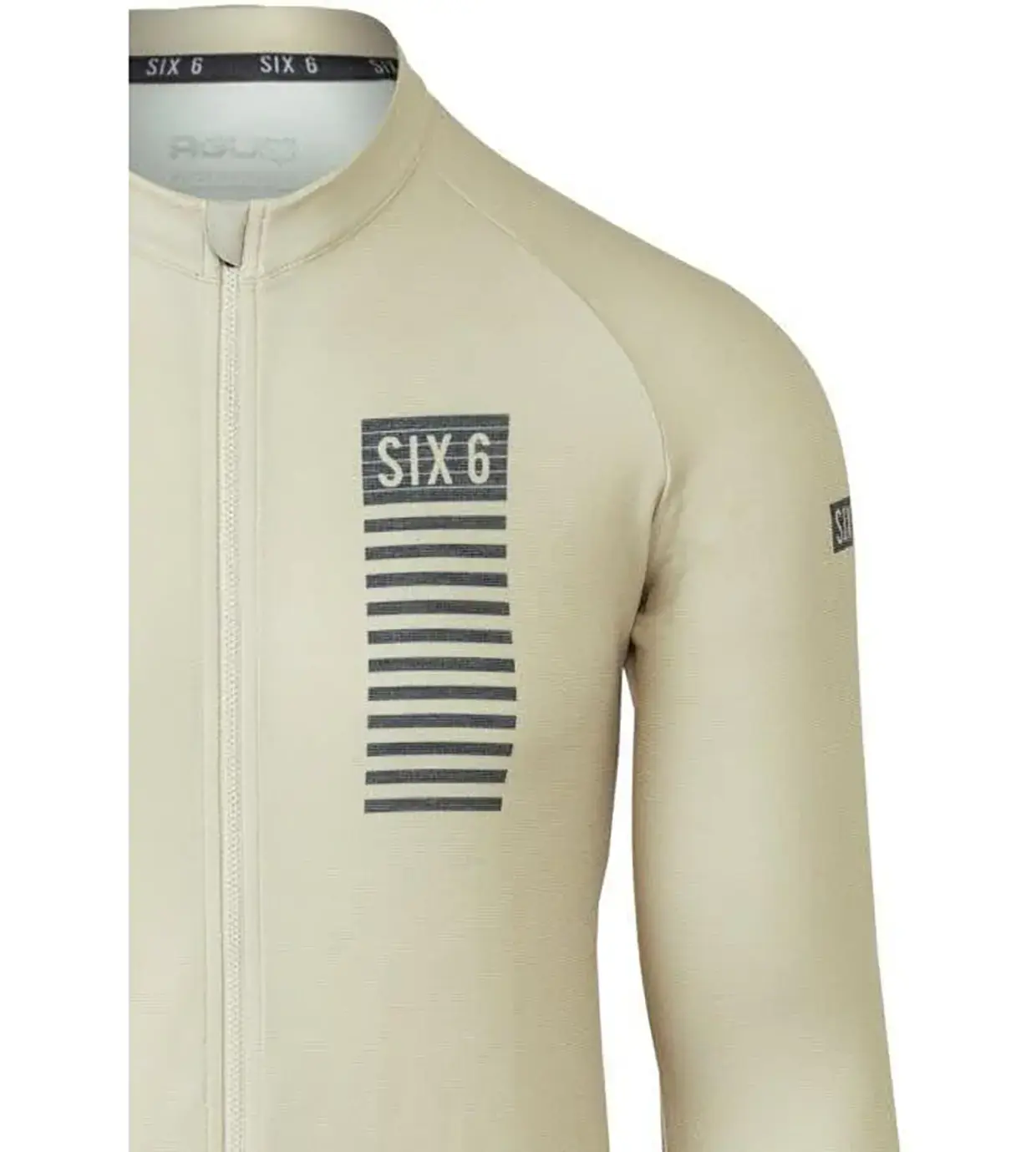 AGU SIX6 Merino Fietsshirt Lange Mouwen Beige Heren