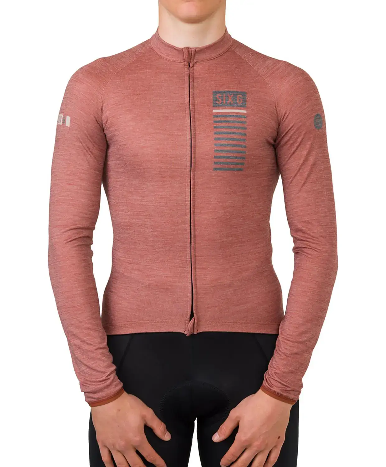 AGU SIX6 Merino III Fietsshirt Lange Mouwen Roze Heren