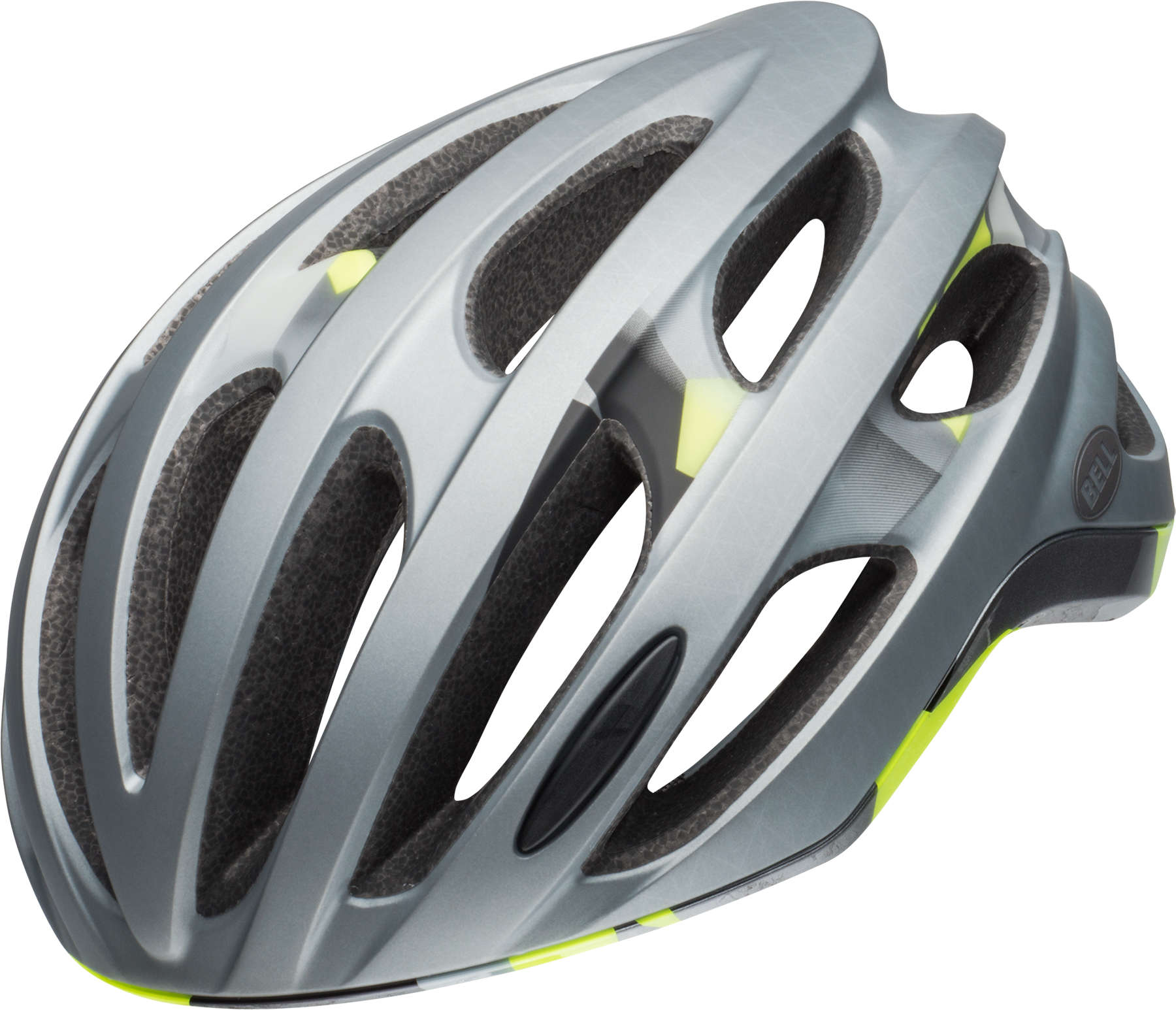 Bell Formula MIPS Race Fietshelm Mat Zilver/Geel