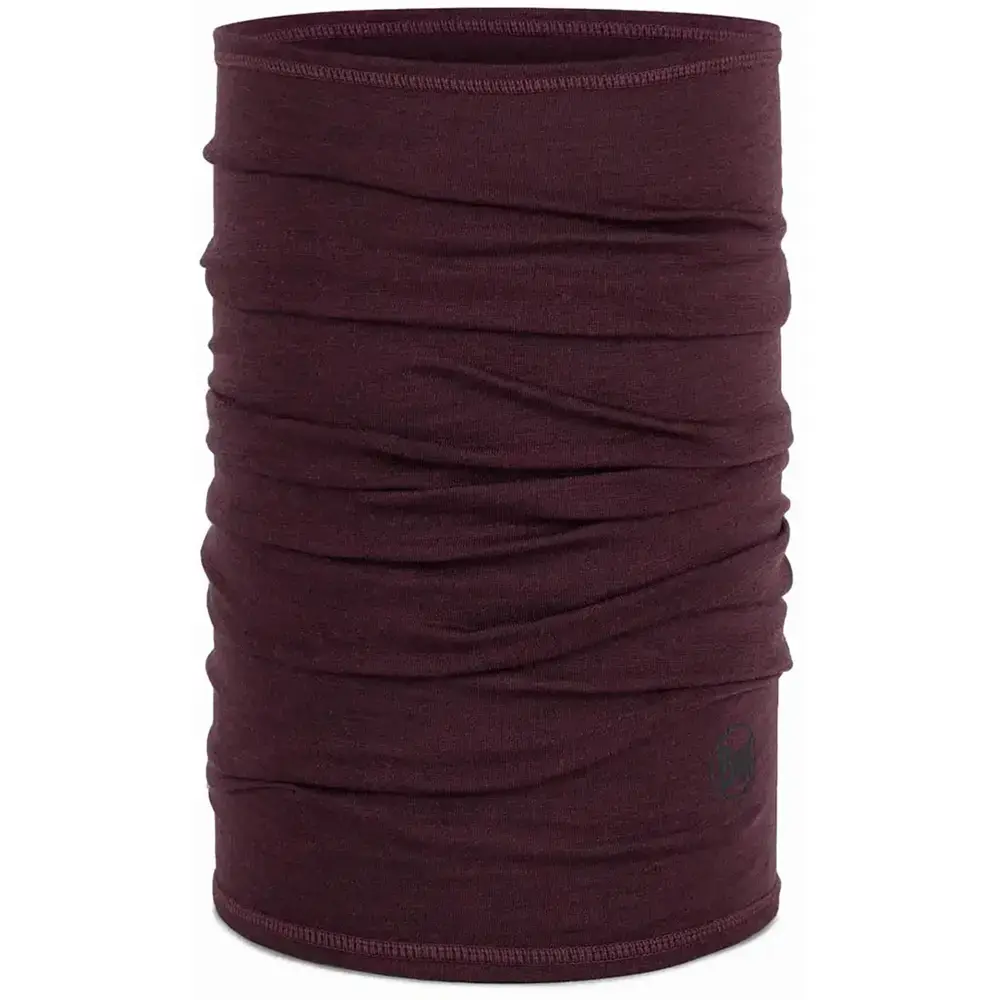 Buff Merino Lightweight Nekwarmer Solid Rood