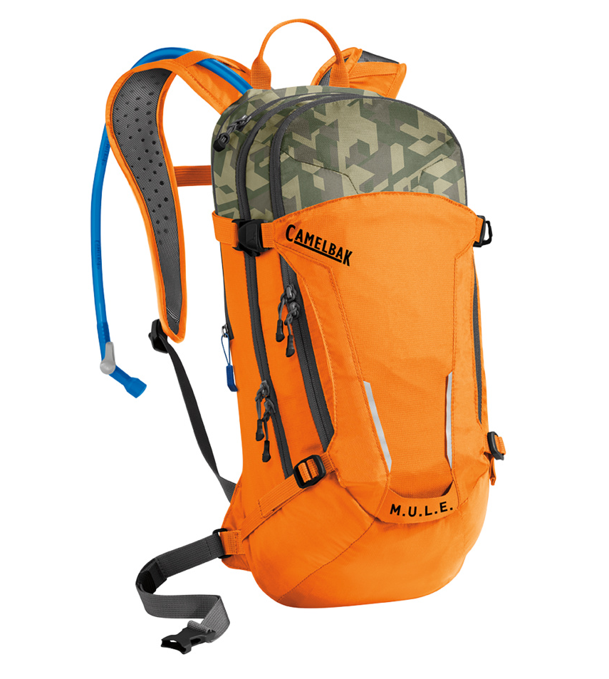 Camelbak M.U.L.E. Drinkrugzak Oranje/Camouflage