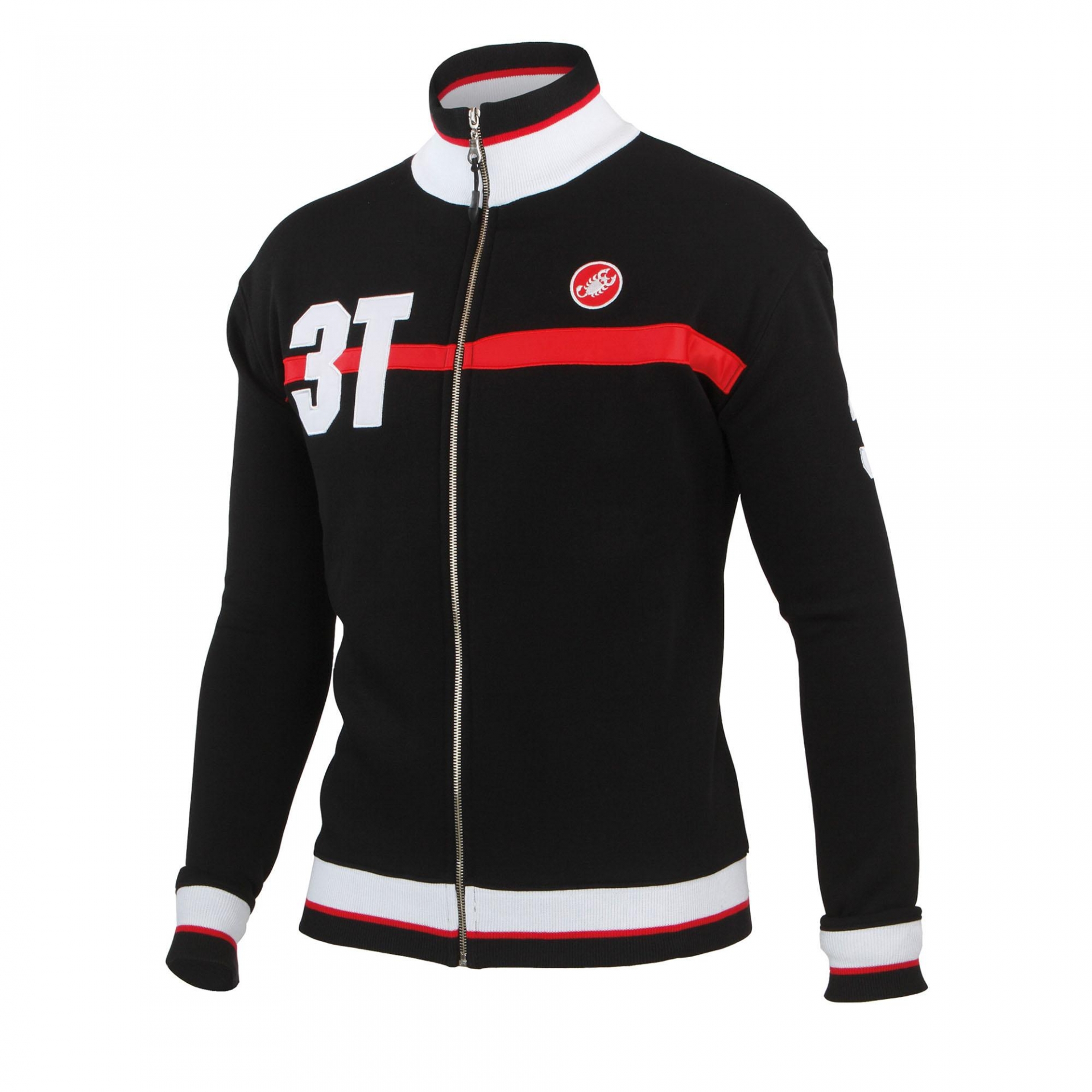 Castelli 3T 13 Track Jacket Heren Zwart