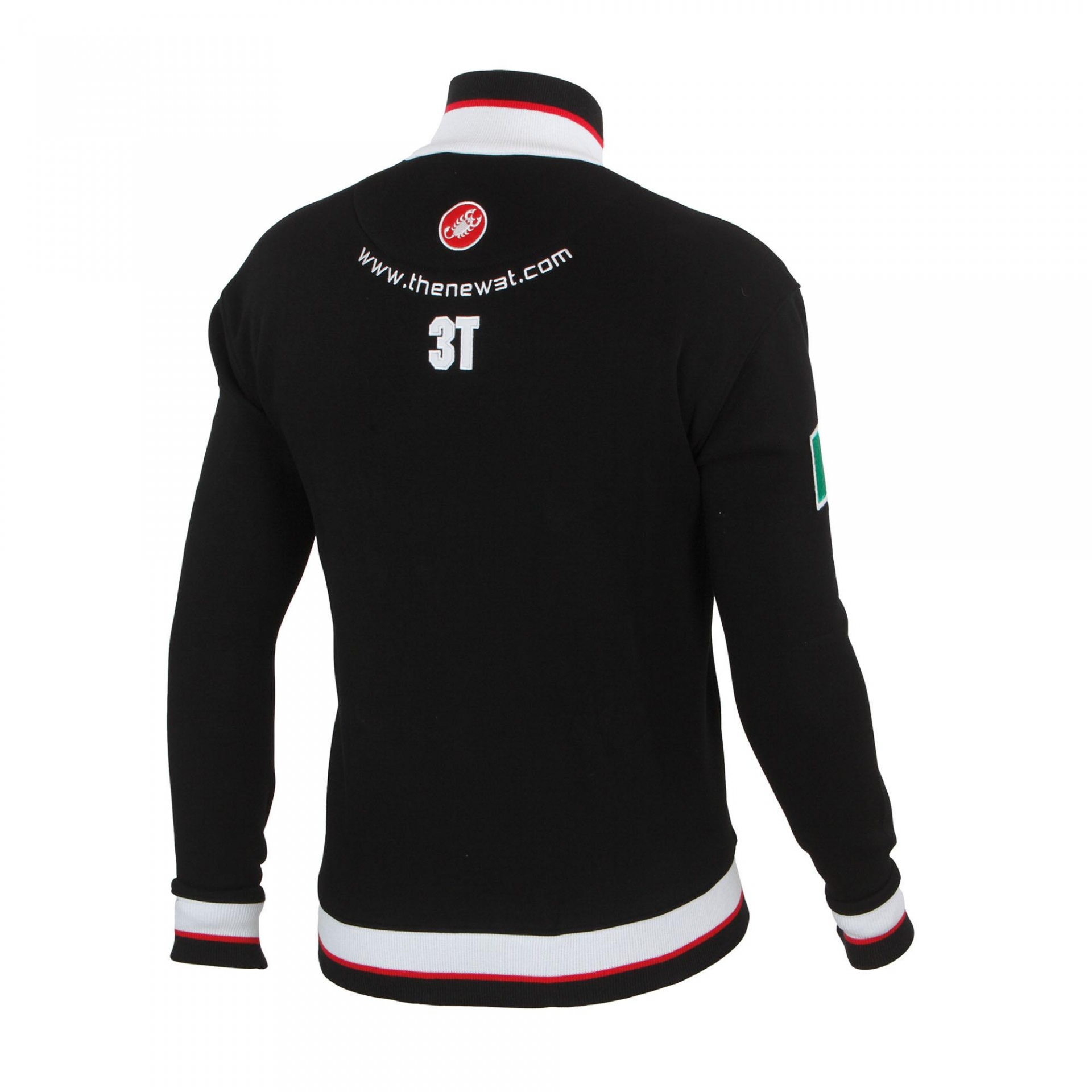 Castelli 3T 13 Track Jacket Heren Zwart