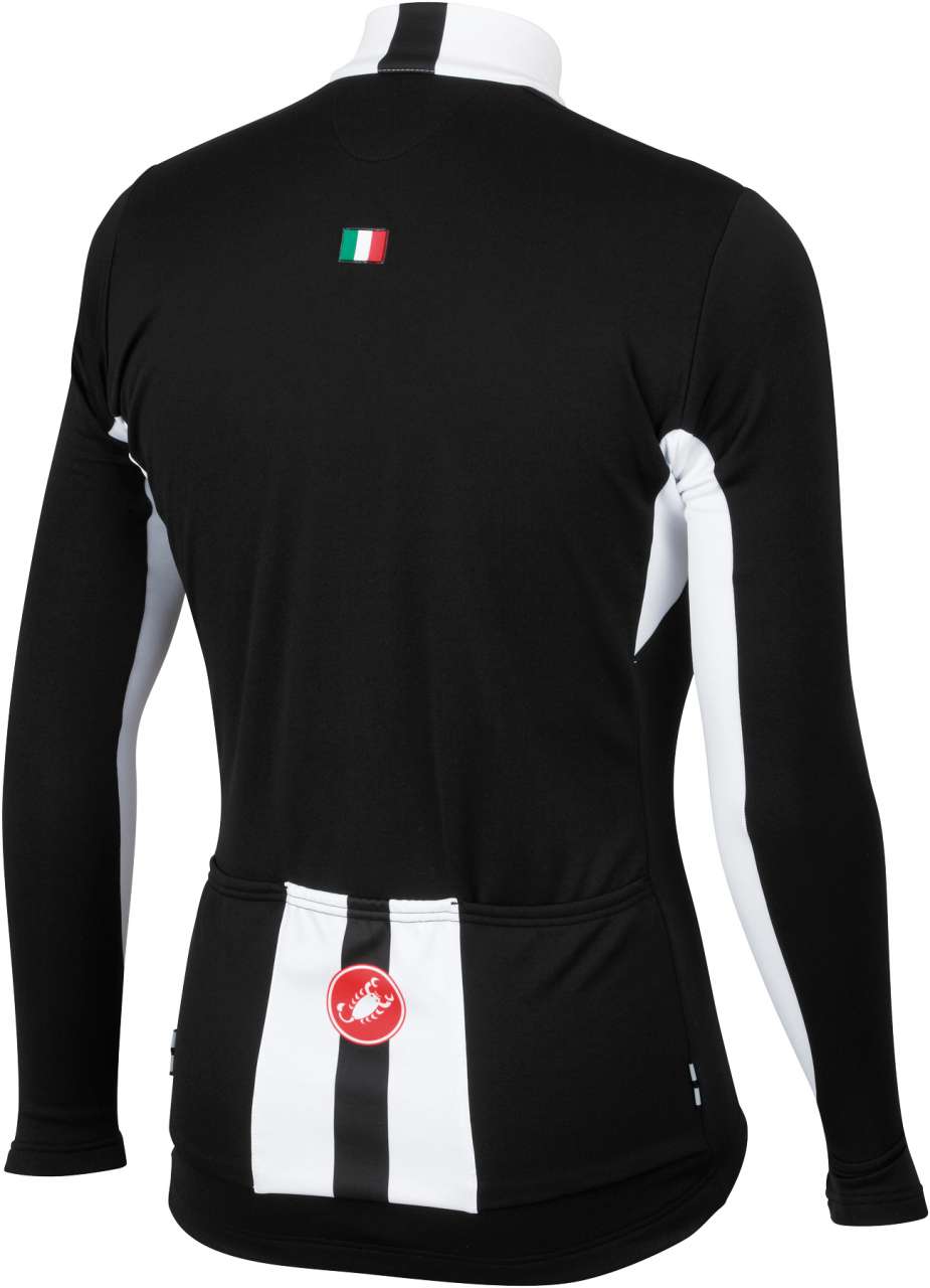 Castelli Giro FZ Fietsshirt Zwart/Wit/Rood Heren