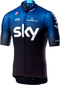 Castelli Team Sky Squadra Fietsshirt Korte Mouwen Zwart/Donkerblauw Heren