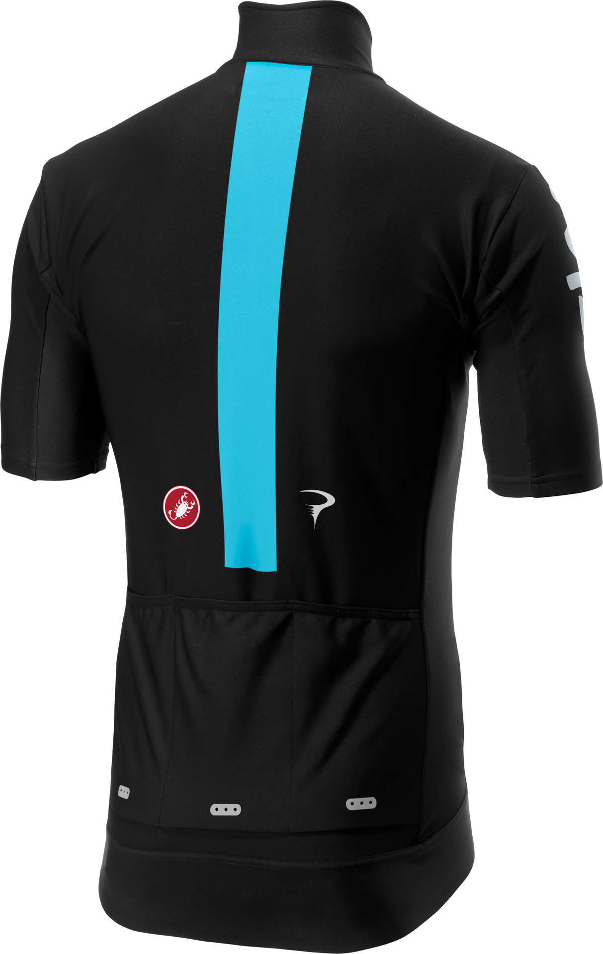 Castelli Team Sky Gabba 3 Fietsshirt Korte Mouwen Zwart Heren