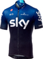 Castelli Team Sky Fan 19 Fietsshirt Korte Mouwen Zwart/Donkerblauw Heren