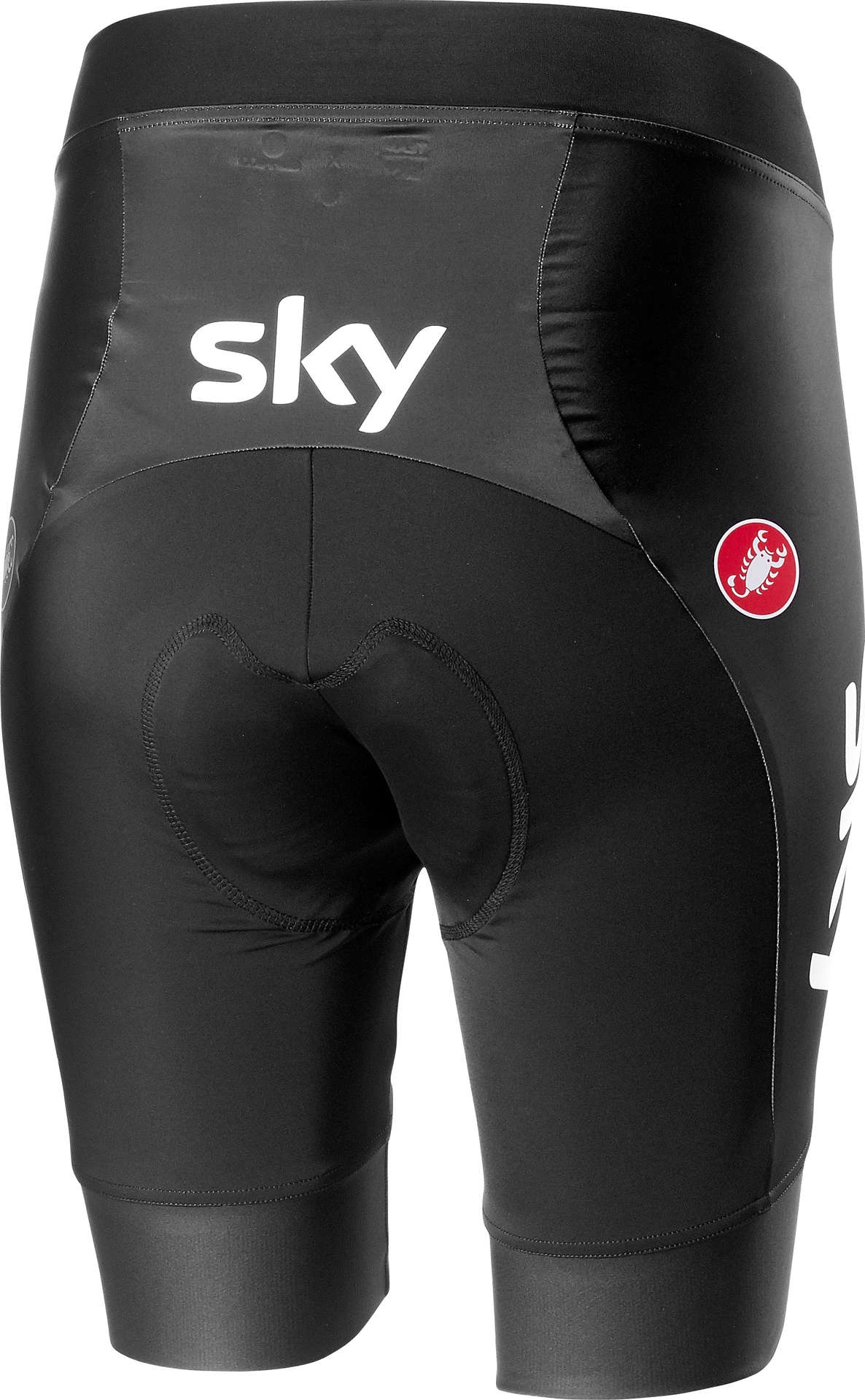 Castelli Team Sky Fan 19 Fietsbroek Kort Zonder Bretels Zwart Dames