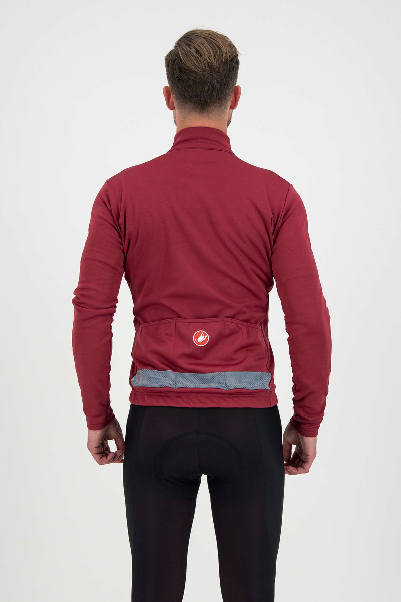 Castelli Puro 3 Fietsshirt Lange Mouwen Rood Heren