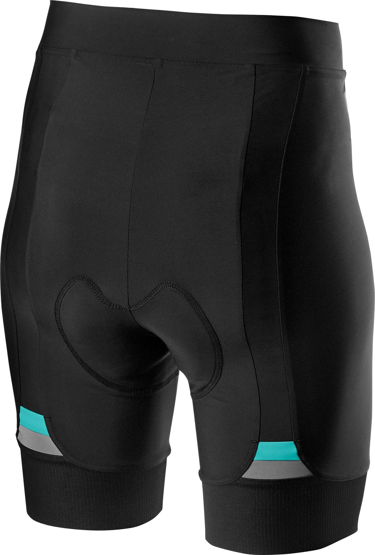 Castelli Prima Fietsbroek Kort Zonder Bretels Zwart/Blauw Dames