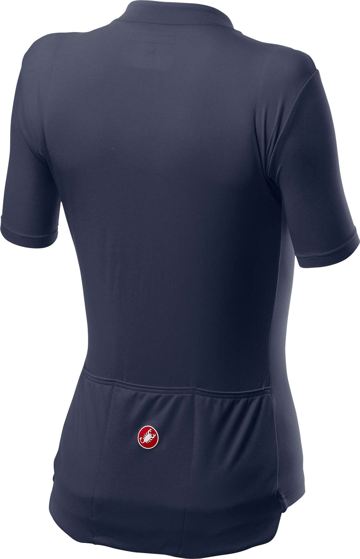 Castelli Anima 3 Fietsshirt Korte Mouwen Donkerblauw/Roze Dames