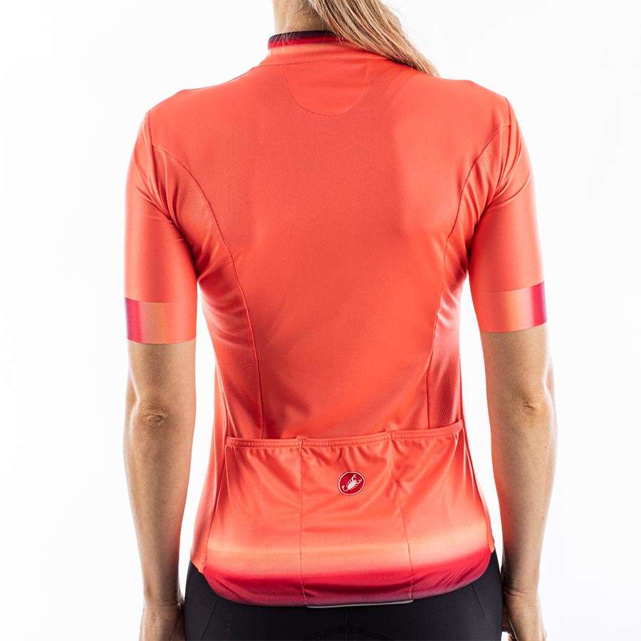 Castelli Gradient Fietsshirt Korte Mouwen Roze Dames