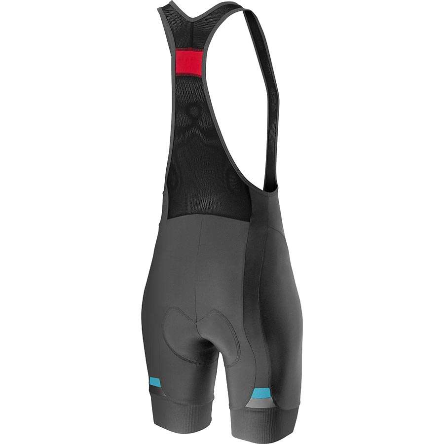 Castelli Prima Fietsbroek Kort Grijs/Groen Dames