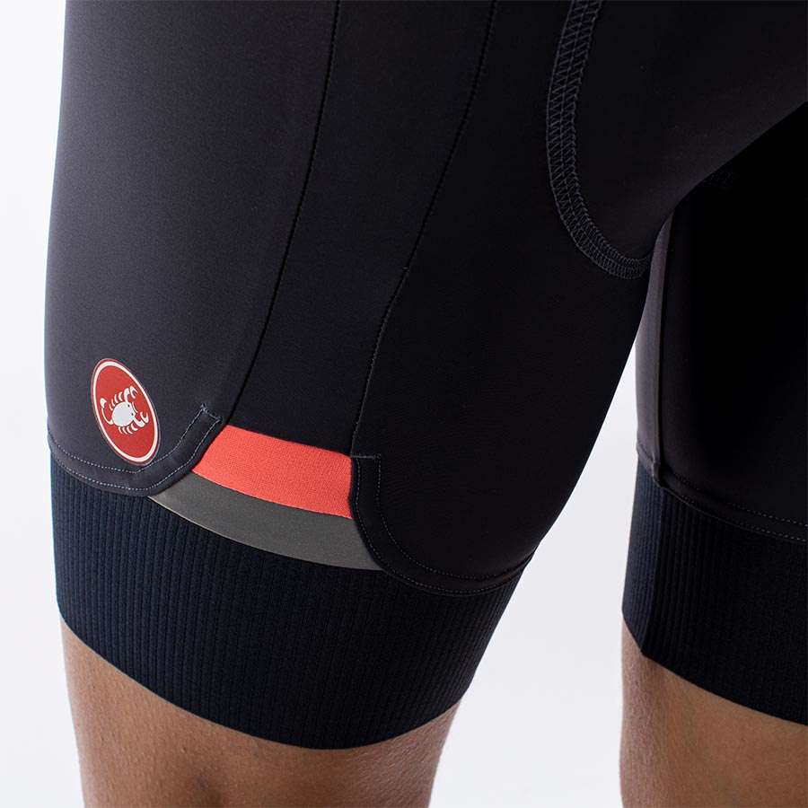 Castelli Prima Fietsbroek Kort Grijs/Groen Dames