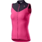 Castelli Solaris Fietsshirt Zonder Mouwen Fluo Roze/Donkerblauw Dames