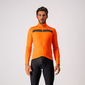 Castelli Puro 3 Fietsshirt Lange Mouwen Oranje Heren