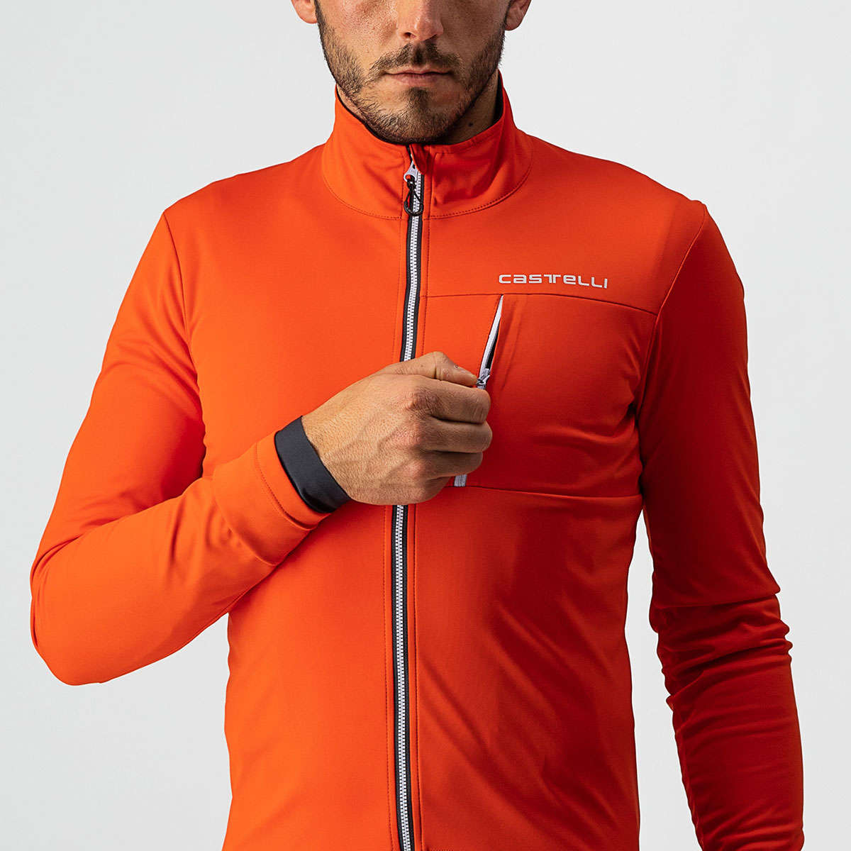 Castelli Go Fietsjack Rood Heren