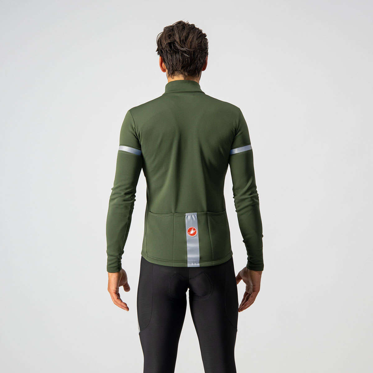 Castelli Fondo 2 FZ Fietsshirt Lange Mouwen Groen Heren