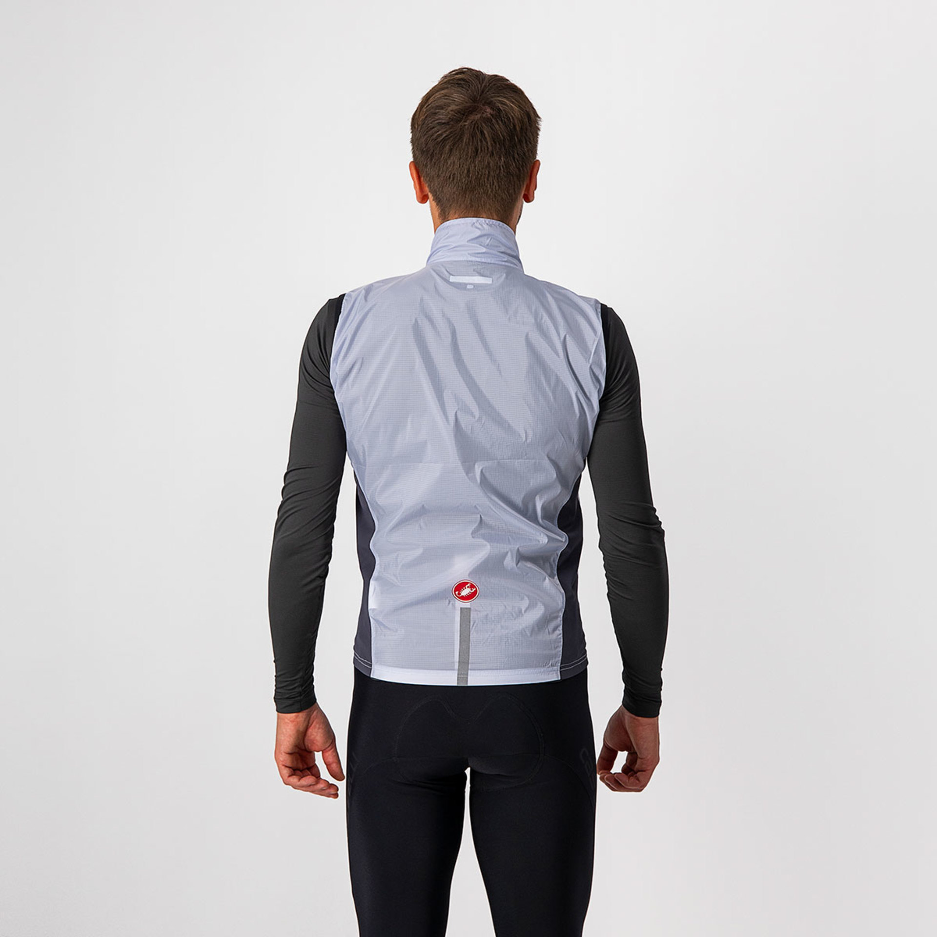 Castelli Squadra Stretch Windvest Grijs Heren