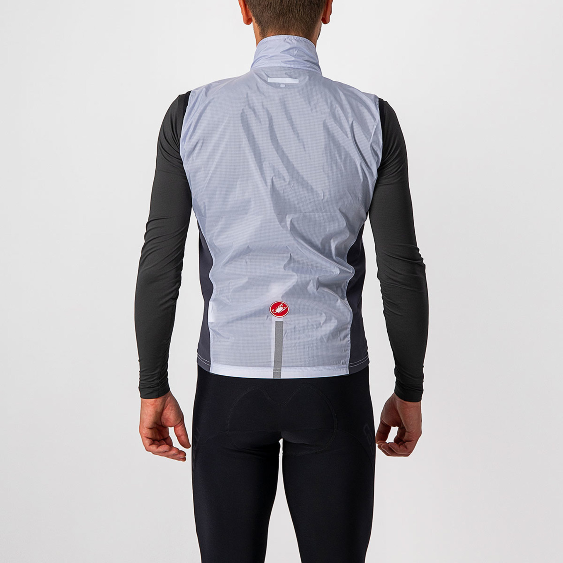 Castelli Squadra Stretch Windvest Grijs Heren