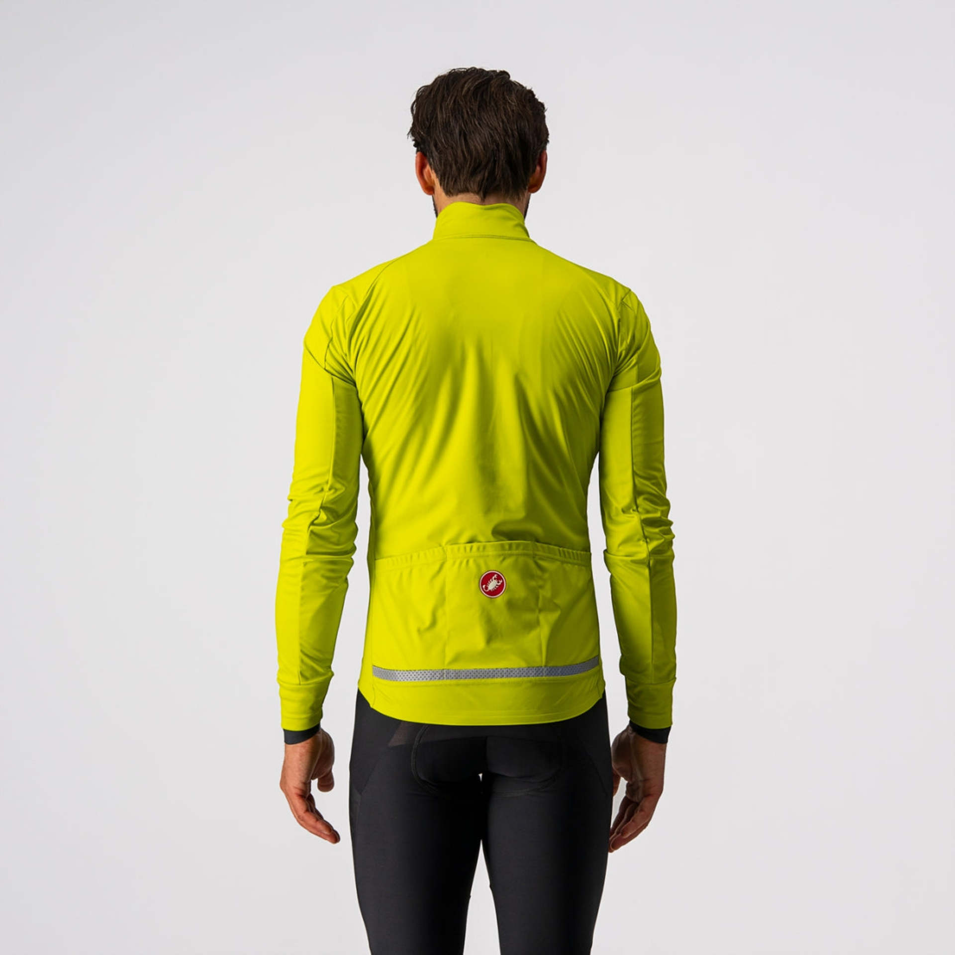 Castelli Go Fietsjack Geel/Donkergrijs Heren