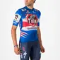 Castelli Soudal Quick-Step T-Rex Vuelta Fietsshirt Korte Mouwen Blauw Heren