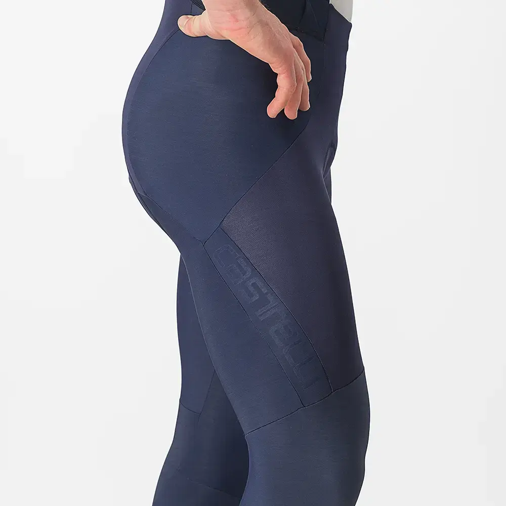 Castelli Sorpasso Ros Fietsbroek Lang Met Zeem Donkerblauw Heren