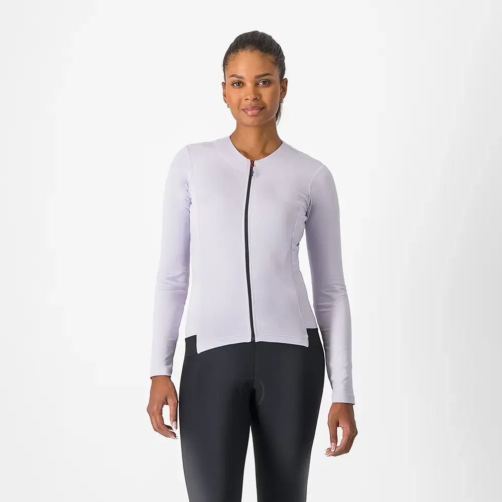 Castelli Fly Fietsshirt Lange Mouwen Lichtpaars Dames