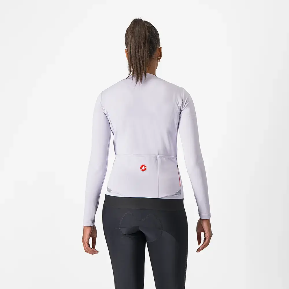 Castelli Fly Fietsshirt Lange Mouwen Lichtpaars Dames