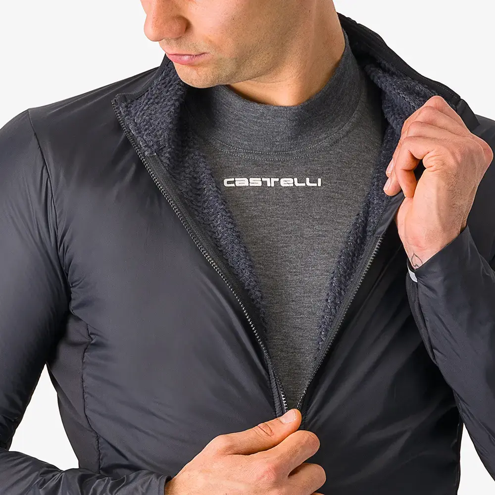 Castelli Fly Direct Fietsjack Zwart/Donkergrijs Heren