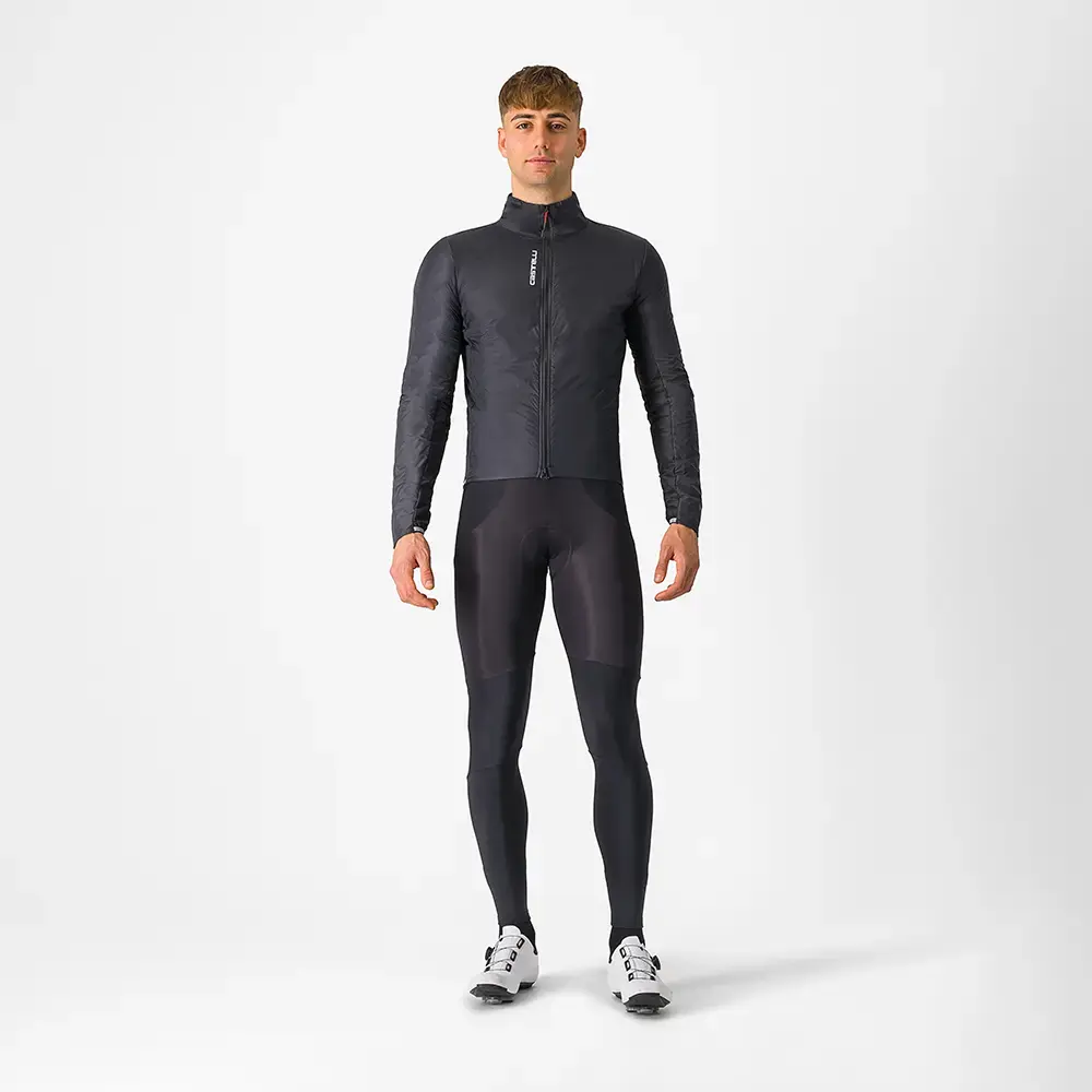 Castelli Fly Direct Fietsjack Zwart/Donkergrijs Heren