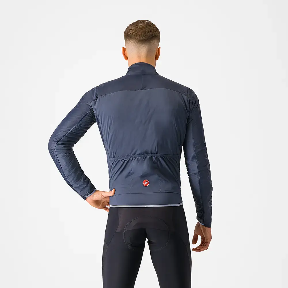 Castelli Fly Direct Fietsjack Blauw/Zilvergrijs Heren