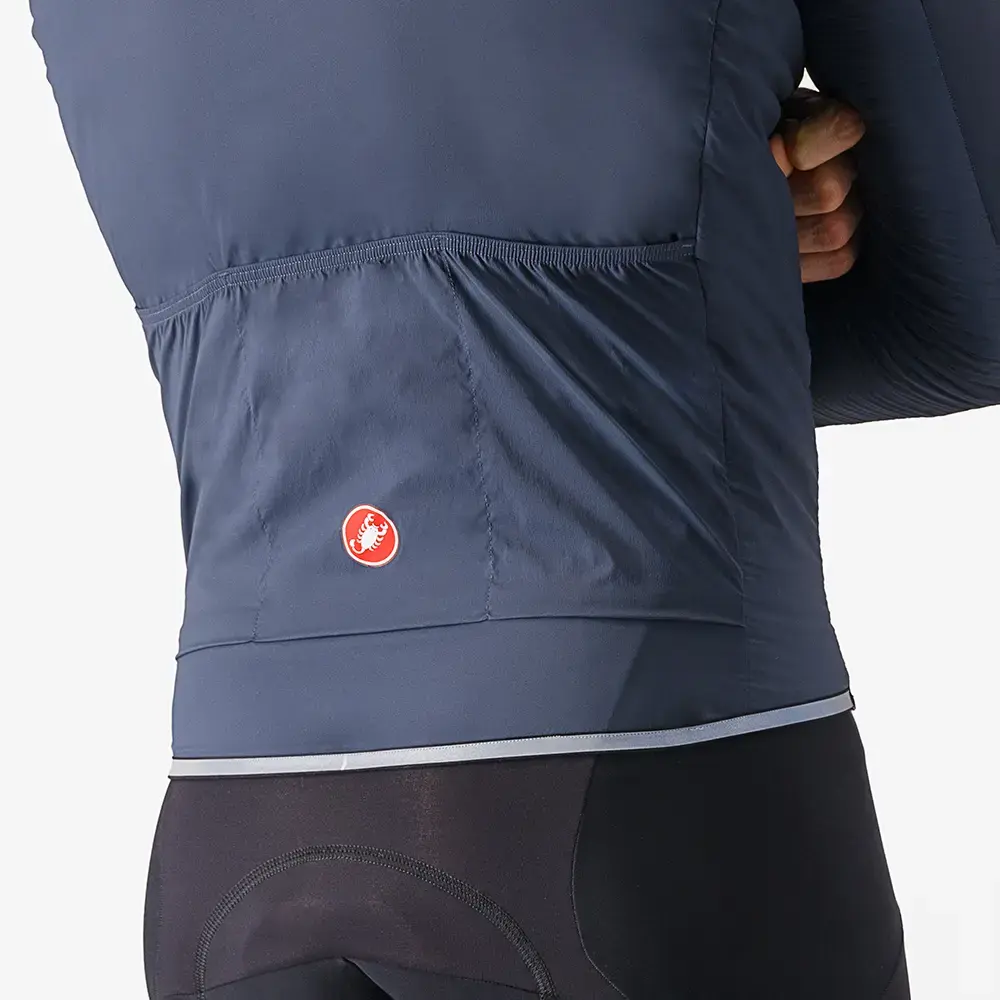 Castelli Fly Direct Fietsjack Blauw/Zilvergrijs Heren