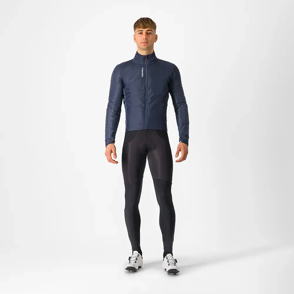 Castelli Fly Direct Fietsjack Blauw/Zilvergrijs Heren