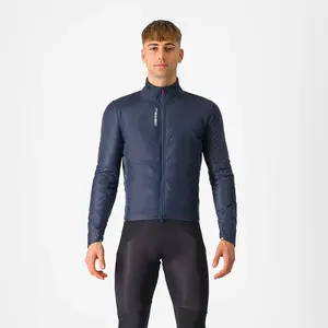 Castelli Fly Direct Fietsjack Blauw/Zilvergrijs Heren