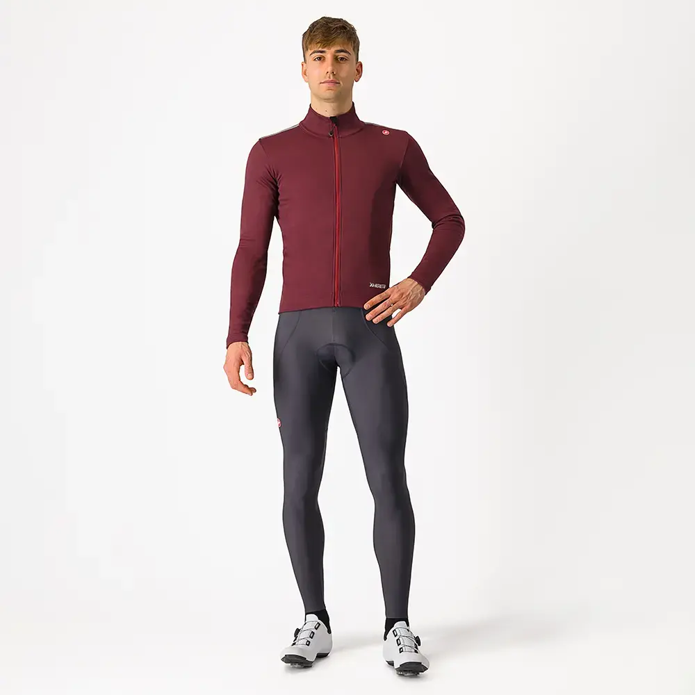 Castelli Espresso Air Fietsjack Donkerrood Heren