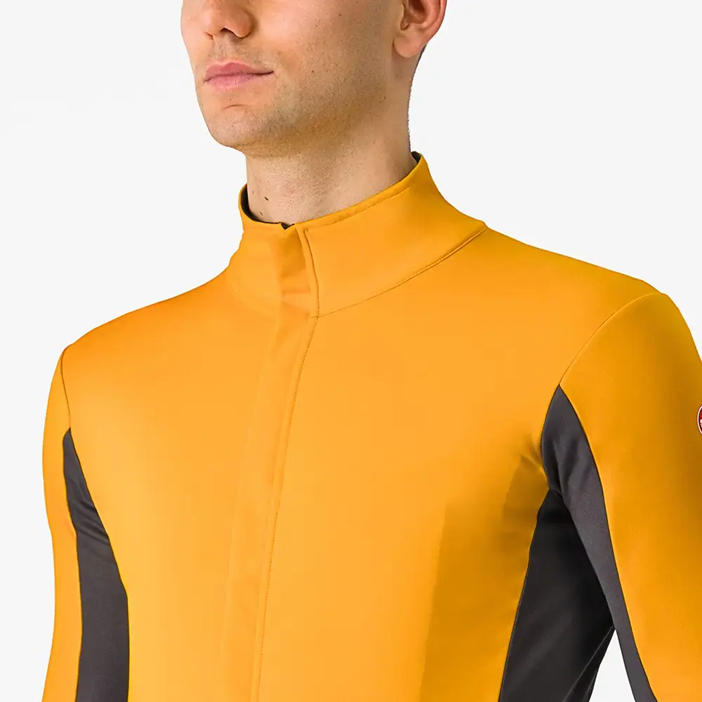 Castelli Perfetto Air Fietsjack Oranje/Donkergrijs Heren