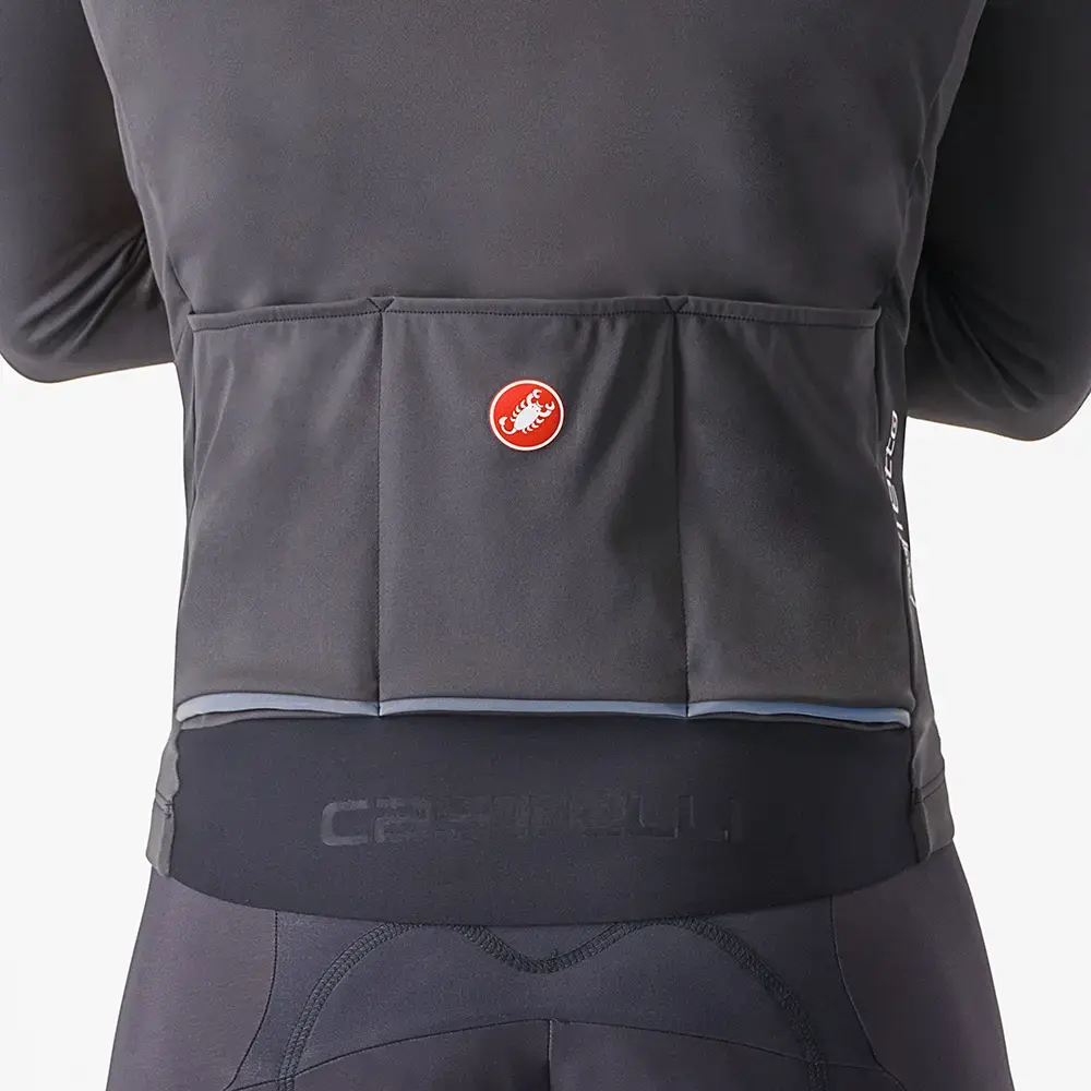 Castelli Perfetto Air Fietsjack Oranje/Donkergrijs Heren