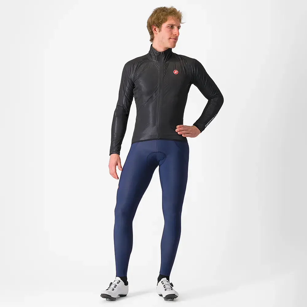 Castelli Squall Shell Regenjack Zwart/Zilvergrijs Heren