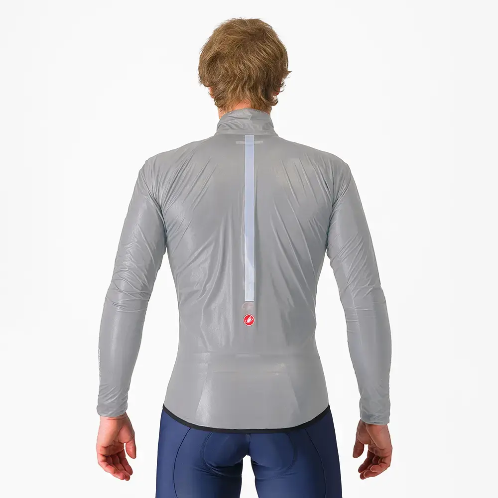 Castelli Squall Shell Regenjack Zilvergrijs/Zwart Heren