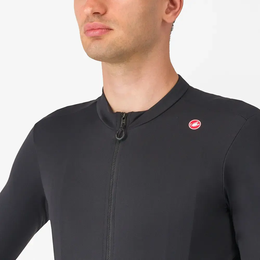 Castelli Espresso Thermal Fietsshirt Lange Mouwen Zwart Heren