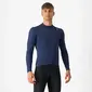 Castelli Espresso Thermal Fietsshirt Lange Mouwen Blauw Heren